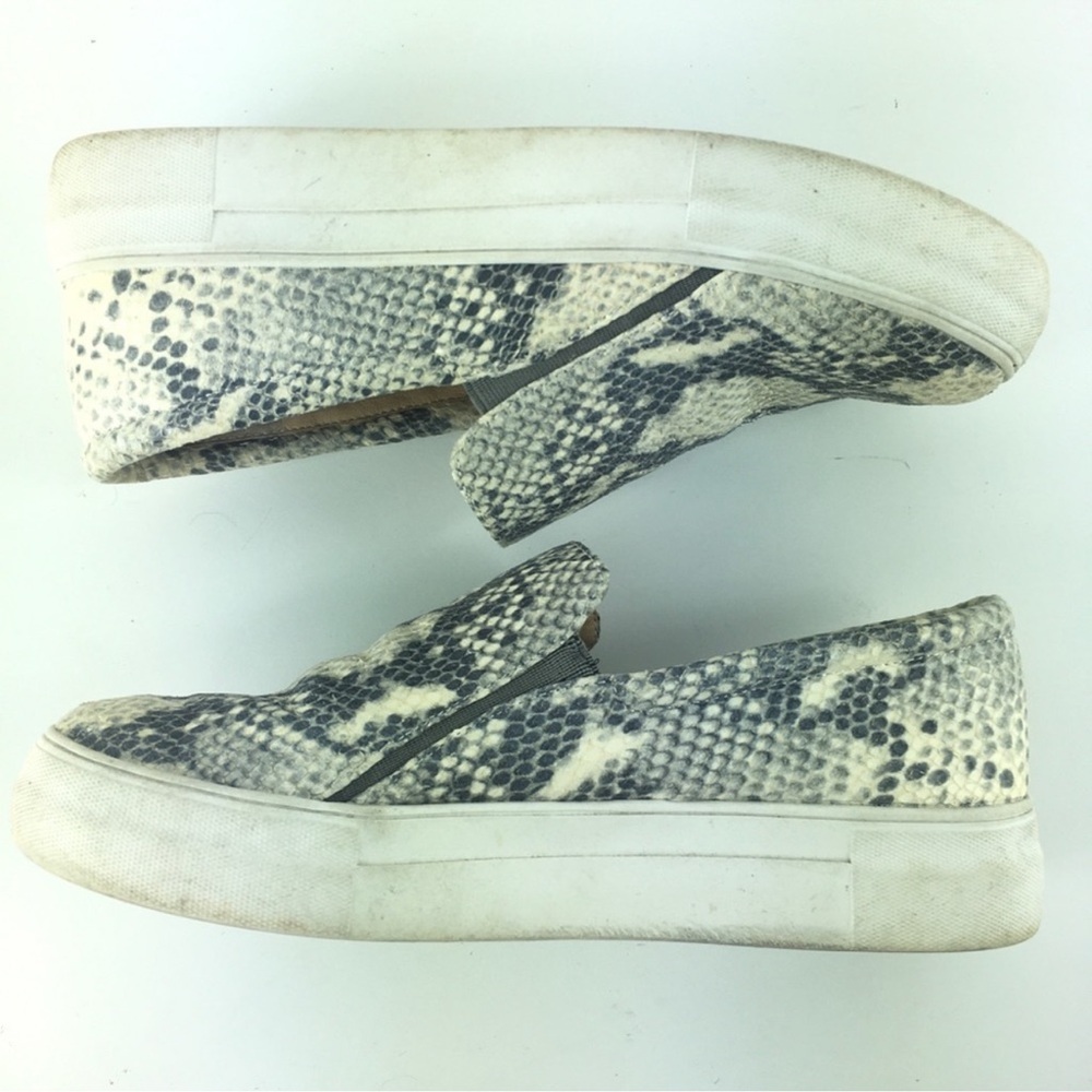 Vince Snake Print Platform Slip-Ons - Picture 4 of 7